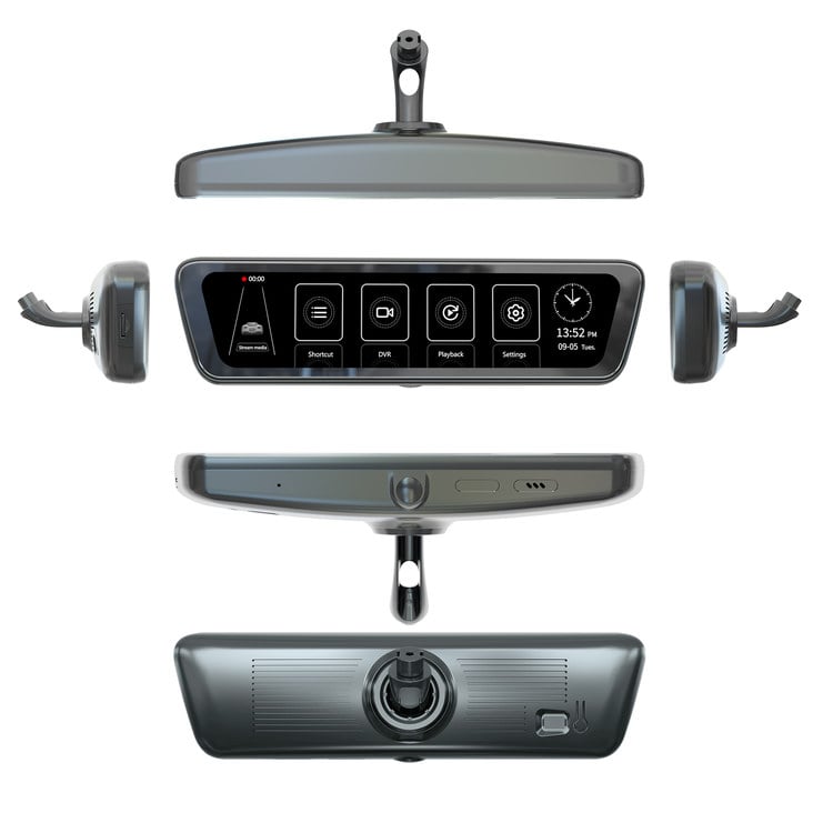 H8 Pro 柔光电子后视镜(8.2英寸 2K数字流媒体后视镜) 详情图