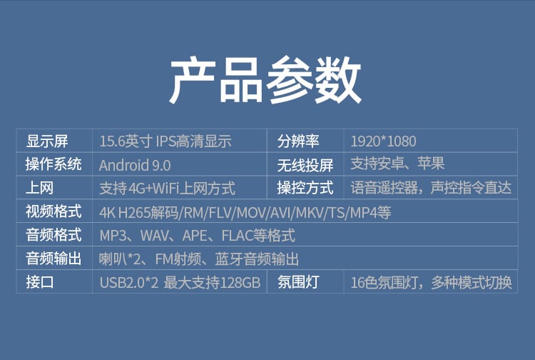 腾势D9专用吸顶电视 详情图