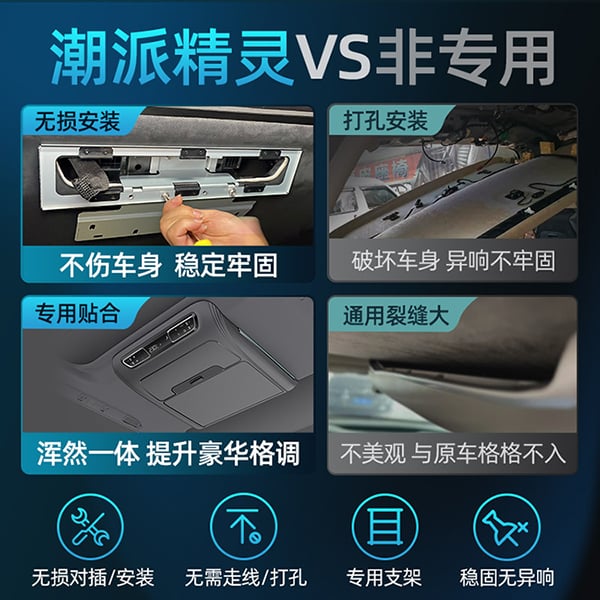 传祺M8专用吸顶电视