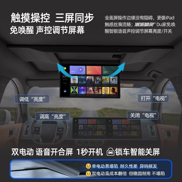 理想L6专用后排娱乐屏